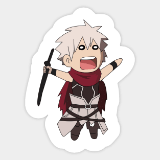 Plunderer - Chibi Lihito, Cute Licht Sticker